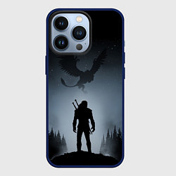 Чехол для iPhone 13 Pro ВЕДЬМАК, цвет: 3D-тёмно-синий