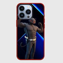 Чехол для iPhone 13 Pro Fortnite Meowscles Shadow, цвет: 3D-красный