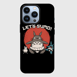 Чехол для iPhone 13 Pro TOTORO, цвет: 3D-черный