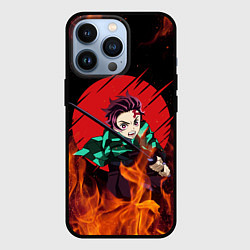 Чехол для iPhone 13 Pro KIMETSU NO YAIBA, цвет: 3D-черный