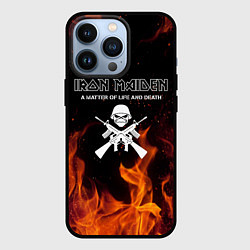 Чехол для iPhone 13 Pro IRON MAIDEN, цвет: 3D-черный