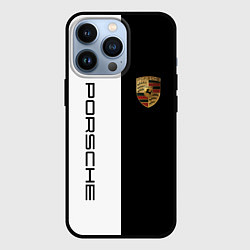 Чехол для iPhone 13 Pro PORSCHE, цвет: 3D-черный