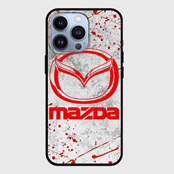 Чехол iPhone 13 Pro MAZDA RED LOGO