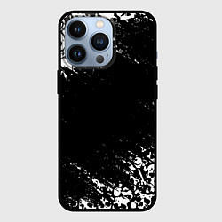 Чехол для iPhone 13 Pro БЕЛЫЕ ЧЕРЕПА, цвет: 3D-черный