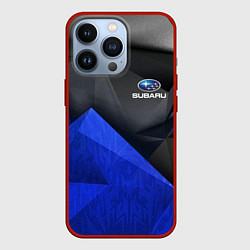 Чехол для iPhone 13 Pro SUBARU, цвет: 3D-красный