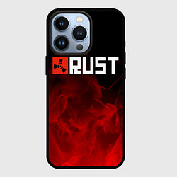 Чехол для iPhone 13 Pro RUST, цвет: 3D-черный