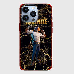 Чехол для iPhone 13 Pro Meowcles Fortnite 2, цвет: 3D-красный