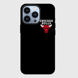 Чехол для iPhone 13 Pro CHICAGO BULLS, цвет: 3D-черный