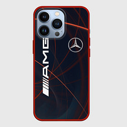 Чехол для iPhone 13 Pro MERCEDES-BENZ AMG, цвет: 3D-красный