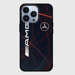 Чехол для iPhone 13 Pro MERCEDES-BENZ AMG, цвет: 3D-черный