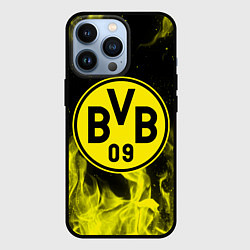 Чехол для iPhone 13 Pro BORUSSIA, цвет: 3D-черный