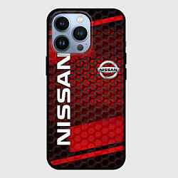 Чехол для iPhone 13 Pro NISSAN, цвет: 3D-черный