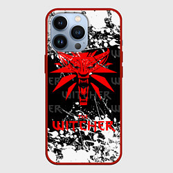 Чехол для iPhone 13 Pro The Witcher, цвет: 3D-красный