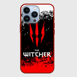 Чехол для iPhone 13 Pro The Witcher, цвет: 3D-красный