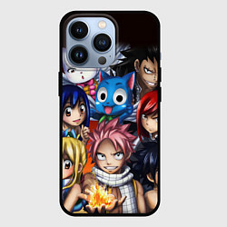 Чехол для iPhone 13 Pro FAIRY TAIL ХВОСТ ФЕИ, цвет: 3D-черный