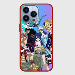 Чехол для iPhone 13 Pro FAIRY TAIL ХВОСТ ФЕИ, цвет: 3D-красный