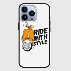Чехол для iPhone 13 Pro RIDE WITH STYLE Z, цвет: 3D-черный