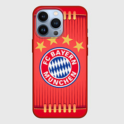 Чехол для iPhone 13 Pro BAYERN MUNCHEN, цвет: 3D-красный