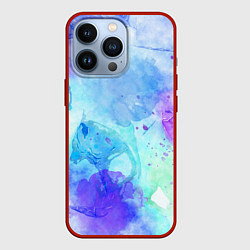 Чехол для iPhone 13 Pro PASTEL, цвет: 3D-красный