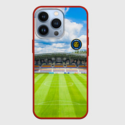 Чехол для iPhone 13 Pro FC INTER, цвет: 3D-красный