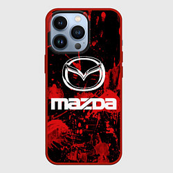 Чехол для iPhone 13 Pro Мазда, цвет: 3D-красный
