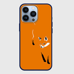 Чехол для iPhone 13 Pro ЛИСА, цвет: 3D-тёмно-синий