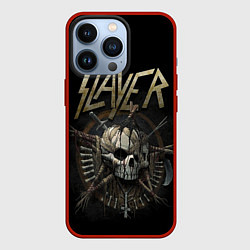 Чехол для iPhone 13 Pro Slayer, цвет: 3D-красный