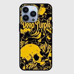 Чехол для iPhone 13 Pro Deep Purple, цвет: 3D-черный