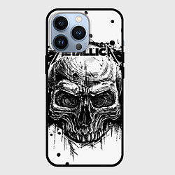 Чехол для iPhone 13 Pro Metallica, цвет: 3D-черный