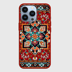 Чехол для iPhone 13 Pro Классический ковер, цвет: 3D-красный