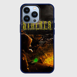 Чехол для iPhone 13 Pro Stalker 2, цвет: 3D-тёмно-синий