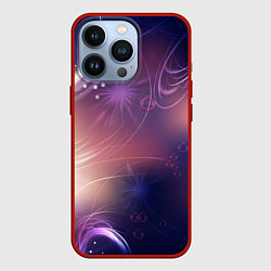 Чехол для iPhone 13 Pro Абстракция, цвет: 3D-красный