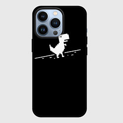 Чехол для iPhone 13 Pro Динозавр Гугл Хром, цвет: 3D-черный