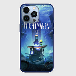 Чехол для iPhone 13 Pro Little Nightmares 2, цвет: 3D-тёмно-синий