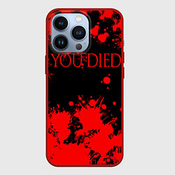 Чехол для iPhone 13 Pro DARK SOULS, цвет: 3D-красный