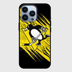 Чехол для iPhone 13 Pro Pittsburgh Penguins Sport, цвет: 3D-черный