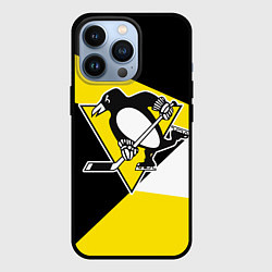 Чехол для iPhone 13 Pro Pittsburgh Penguins Exclusive, цвет: 3D-черный