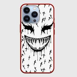 Чехол для iPhone 13 Pro GHOSTEMANE, цвет: 3D-красный