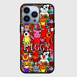 Чехол для iPhone 13 Pro ROBLOX PIGGY, цвет: 3D-черный