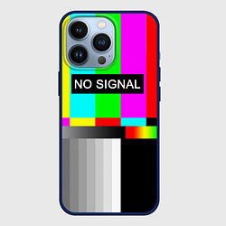 Чехол для iPhone 13 Pro NO SIGNAL, цвет: 3D-тёмно-синий