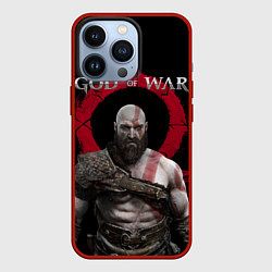 Чехол для iPhone 13 Pro God of War, цвет: 3D-красный