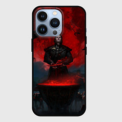 Чехол для iPhone 13 Pro Детлафф, цвет: 3D-черный