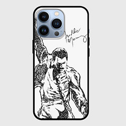 Чехол для iPhone 13 Pro Freddie Mercury, цвет: 3D-черный