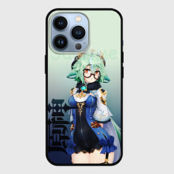 Чехол для iPhone 13 Pro Sucrose, цвет: 3D-черный