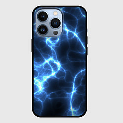 Чехол для iPhone 13 Pro Электро, цвет: 3D-черный