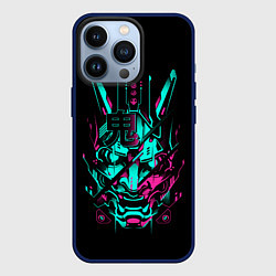 Чехол для iPhone 13 Pro Cyber Samurai, цвет: 3D-тёмно-синий