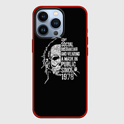 Чехол для iPhone 13 Pro Michael Myers, цвет: 3D-красный