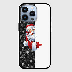 Чехол для iPhone 13 Pro Дедушка Мороз, цвет: 3D-черный