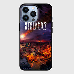 Чехол для iPhone 13 Pro Stalker 2, цвет: 3D-черный