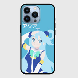 Чехол для iPhone 13 Pro Aqua, цвет: 3D-черный